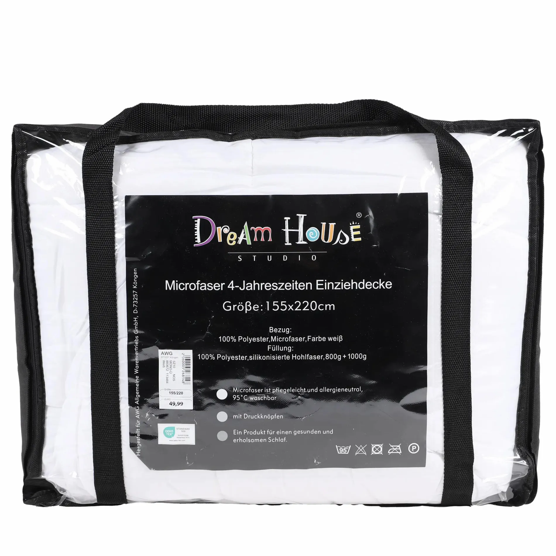 4 Jahreszeiten Einziehdecke 155x220cm