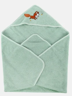 Baby Badetuch mit Mütze