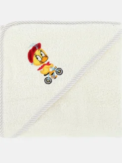 Baby Badetuch mit Mütze