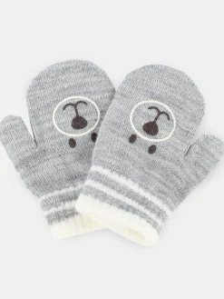 Baby Handschuhe mit Bärenprint