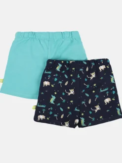 Baby Jungen Bermuda im 2er Pack