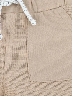 Baby Jungen 2er Pack Shorts mit bunter Kordel