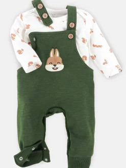Baby Jungen 2er Set bestehend aus Shirt und Latzhose