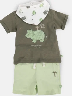 Baby Jungen 3er Set mit Hippo