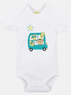 Baby Jungen Kurzarm Body mit Print