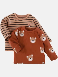 Baby Jungen Longsleeves im 2er Pack