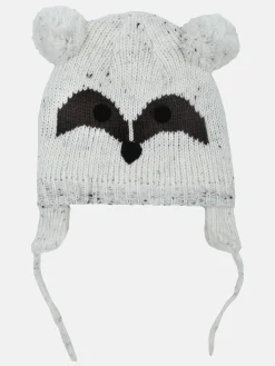 Baby Jungen Mütze mit Ohrenklappen und Gesicht