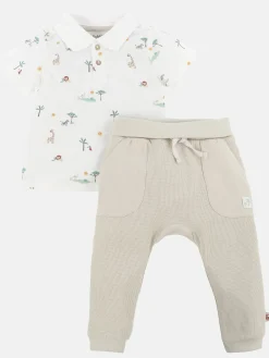 Baby Jungen Set, 2tlg., best. aus Shirt und Hose
