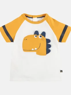 Baby Jungen Shirt mit Dino-Appliaktion