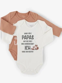 Baby Jungen Sprüche Bodies im 2er Pack