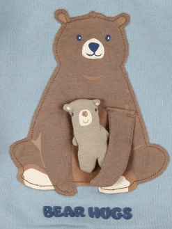 Baby Jungen Sweatpullover mit Bärenmotiv