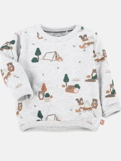Baby Jungen Sweatshirt mit Alloverprint