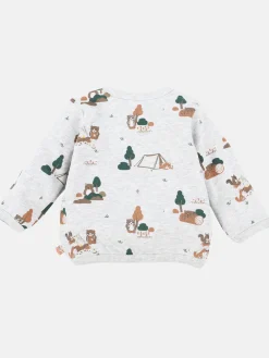 Baby Jungen Sweatshirt mit Alloverprint