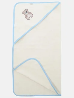 Baby Kapuzenhandtuch mit Stickerei, 75x75cm