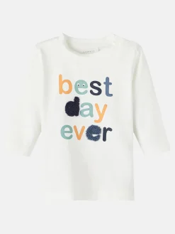 Baby Langarmshirt mit Print