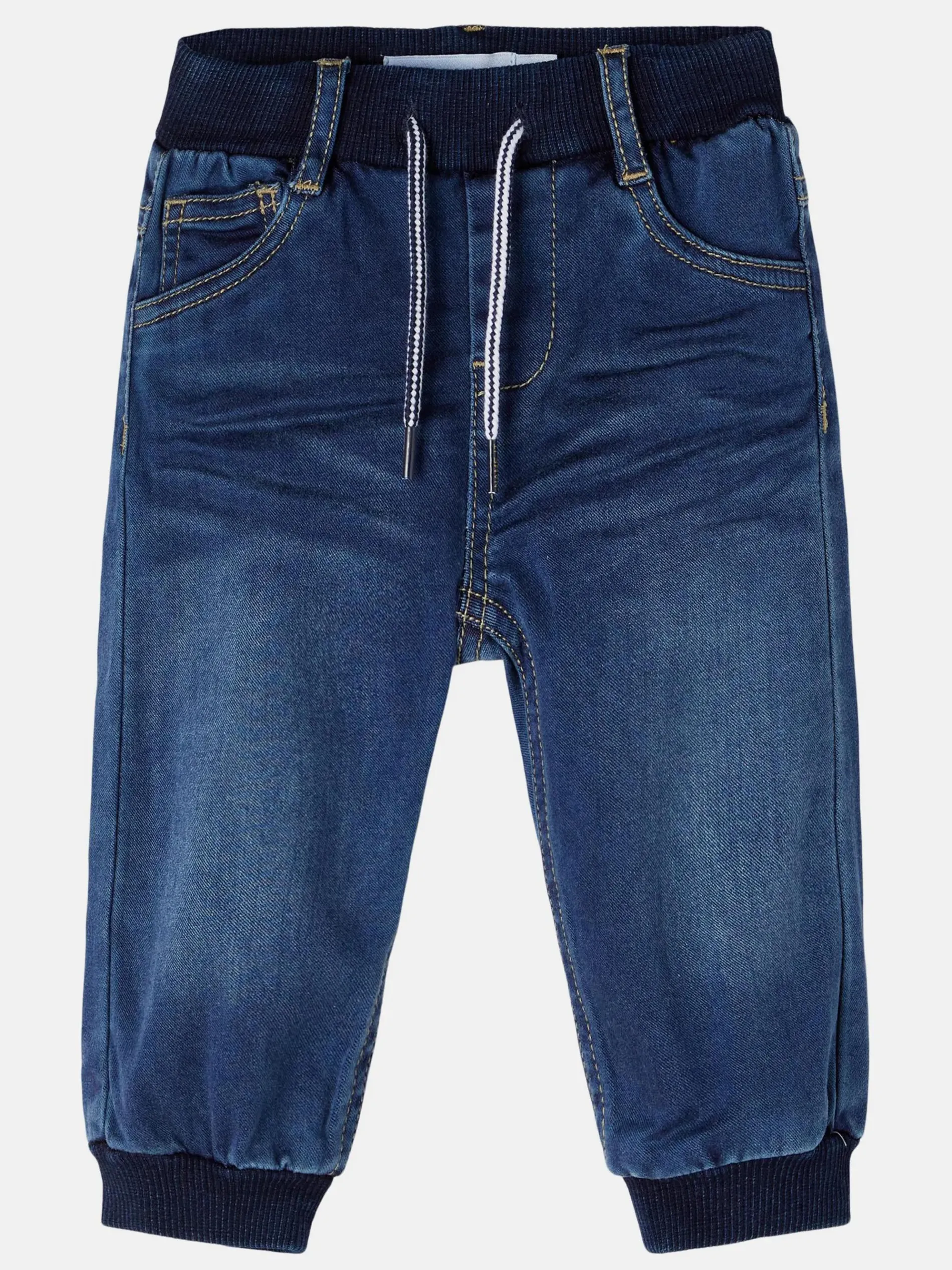 Baby Leggings mit Rippbündchen