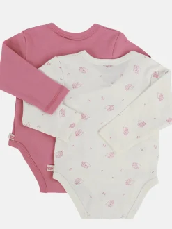 Baby Mädchen Wickelbody im 2er Pack