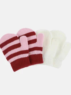 Baby Mädchen Handschuhe im 2er Pack