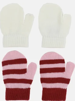 Baby Mädchen Handschuhe im 2er Pack