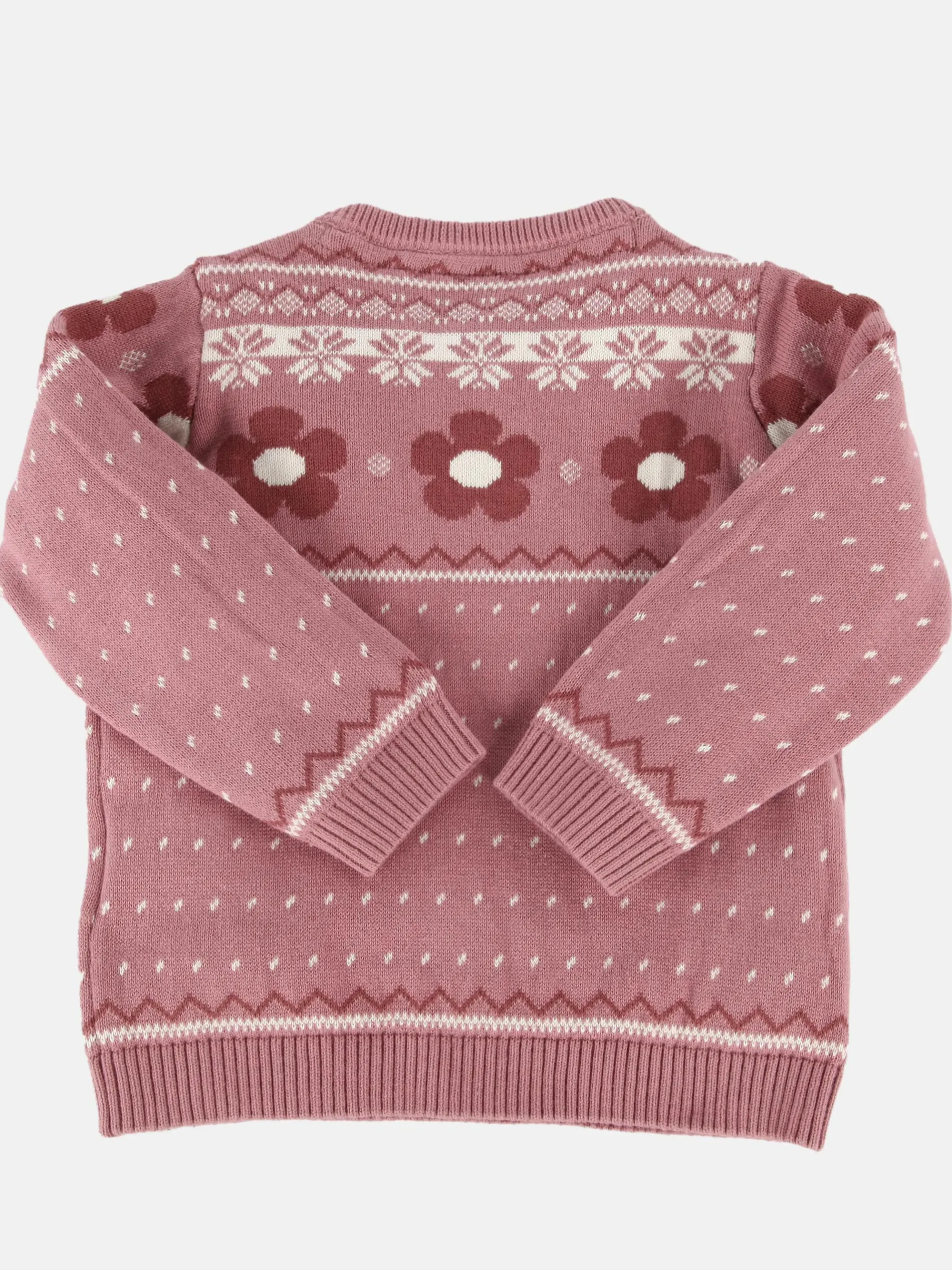 Baby Mädchen Jacquardpullover mit Musterprint