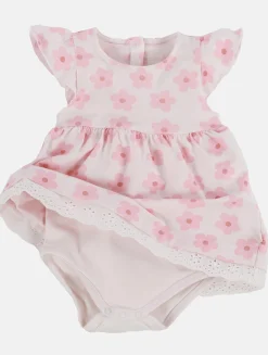 Baby Mädchen Kleid mit Alloverprint