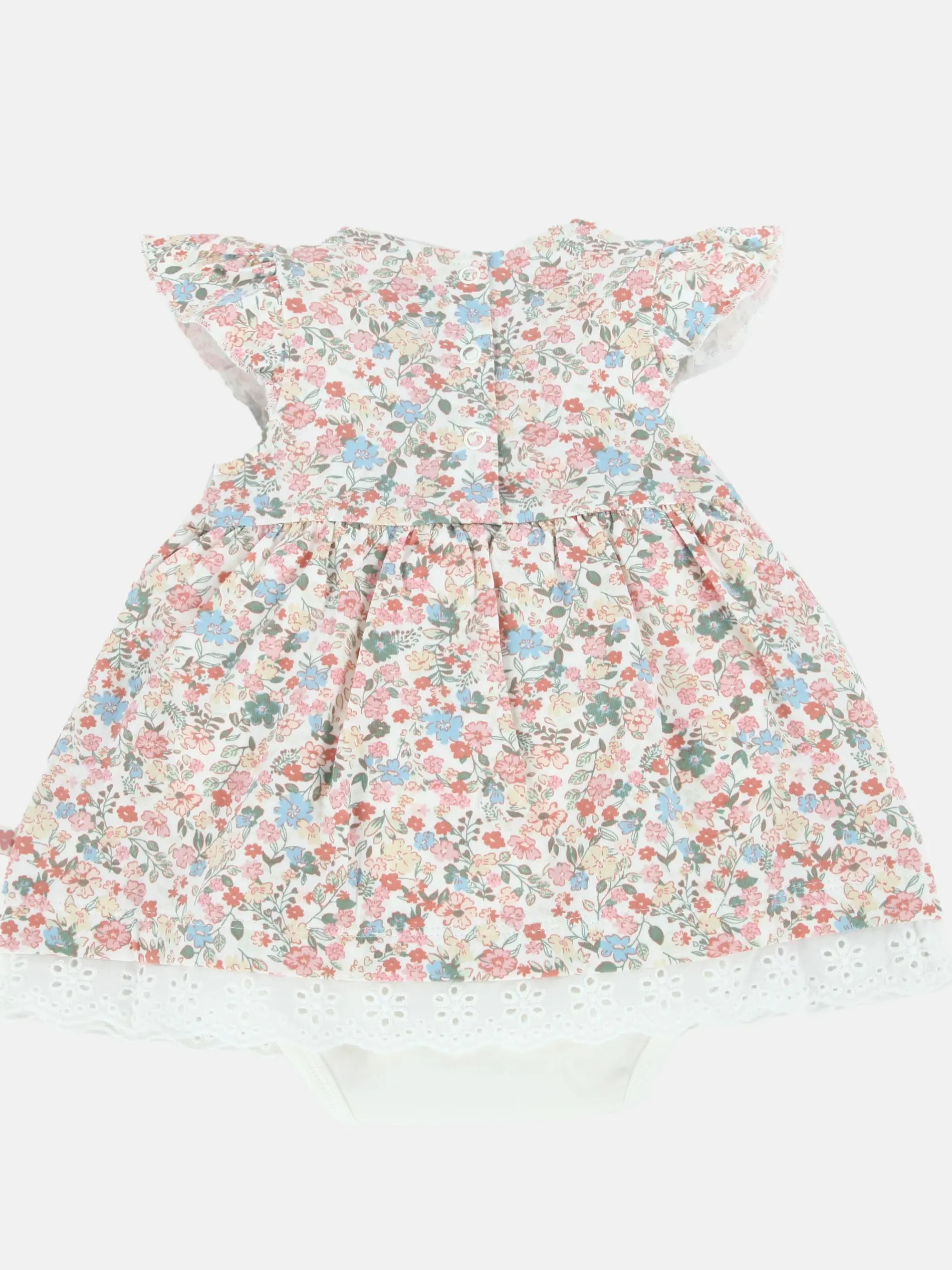 Baby Mädchen Kleid mit Alloverprint