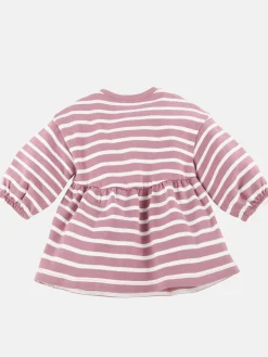 Baby Mädchen Kleidchen mit Streifen und Blume