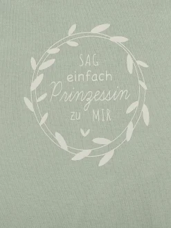 Baby Mädchen Langarmbodies mit Sprüchen im 2er Pack