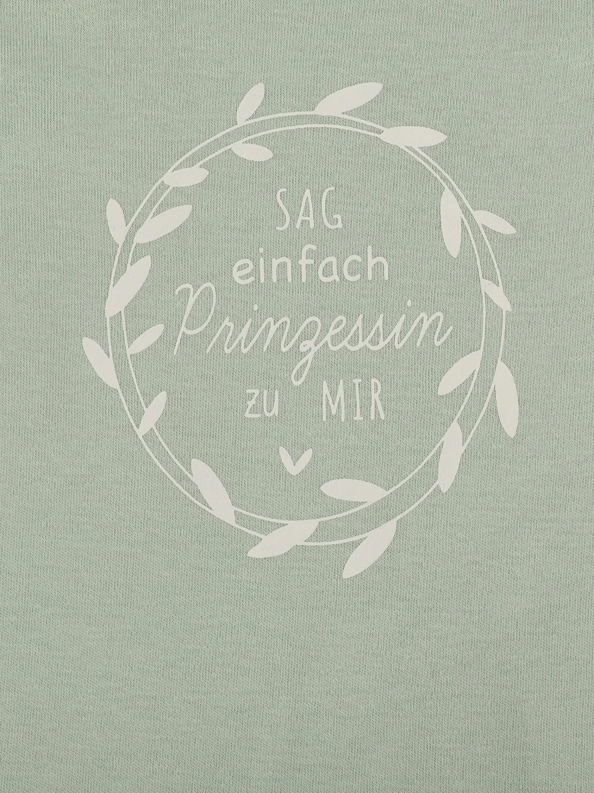 Baby Mädchen Langarmbodies mit Sprüchen im 2er Pack