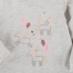 Baby Mädchen Longsleeve mit Einhornprint
