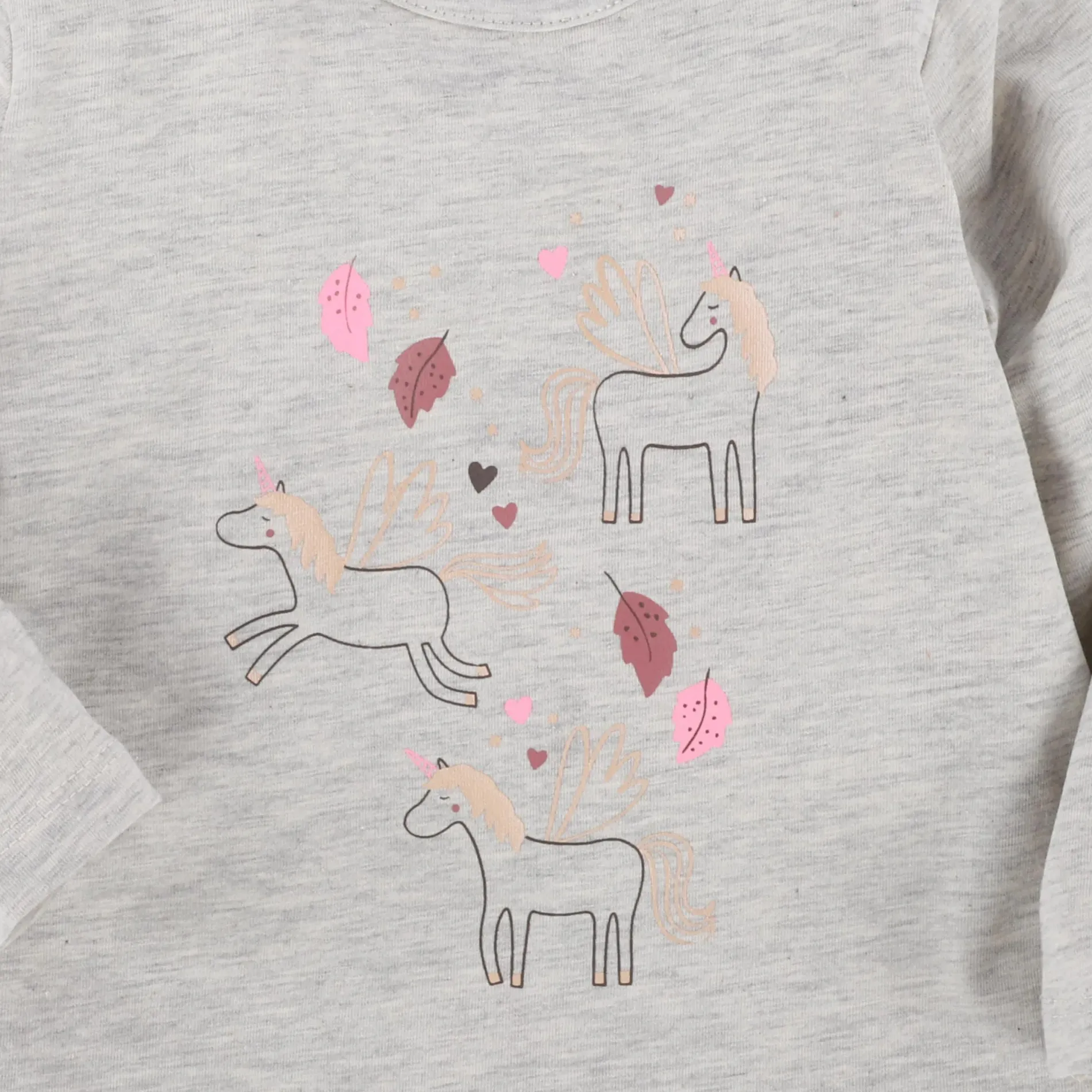 Baby Mädchen Longsleeve mit Einhornprint