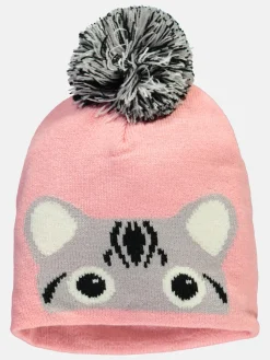 Baby Mädchen Mütze mit Katzenmotiv