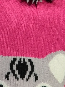 Baby Mädchen Mütze mit Katzenmotiv