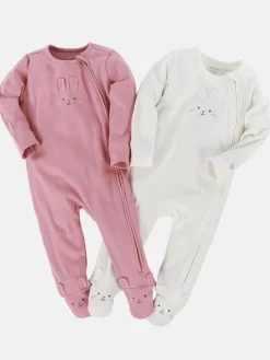 Baby Mädchen Pyjama im 2er Pack
