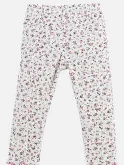 Baby Mädchen Ripp Legings mit Alloverprint