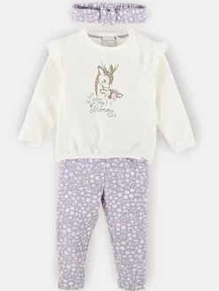 Baby Mädchen Set bestehend aus Shirt, Hose und Stirnband