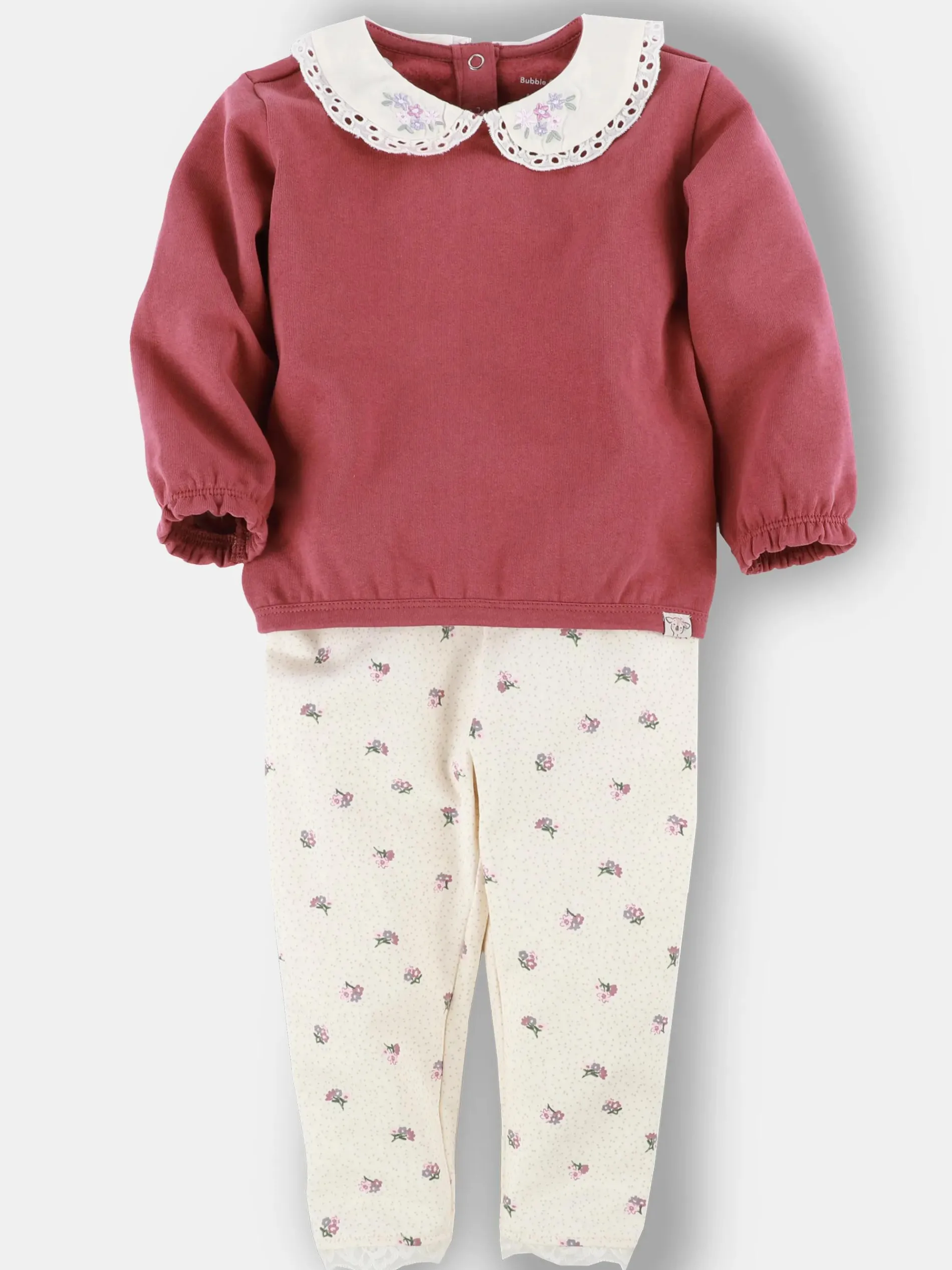Baby Mädchen Set, 2tlg., best. aus Langarmshirt und Hose