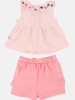 Baby Mädchen Set, 2tlg., best. aus Tunmika und Hose