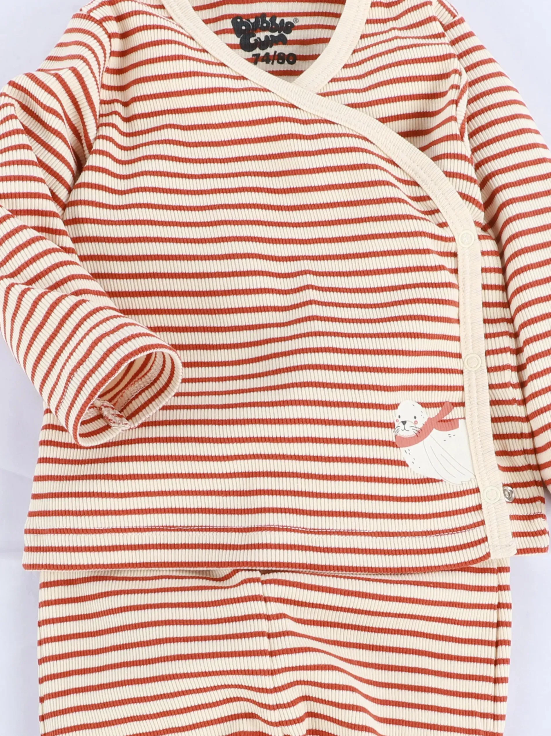 Baby Mädchen Set, 2tlg. best aus Wickelshirt und Hose