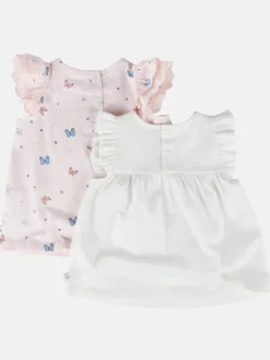 Baby Mädchen Shirts im 2er Pack