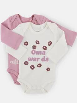 Baby Mädchen Sprüche Bodies im 2er Pack