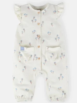 Baby Mädchen Strampler mit Blumenprint