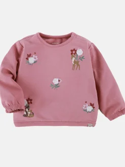 Baby Mädchen Sweaty mit Blüten