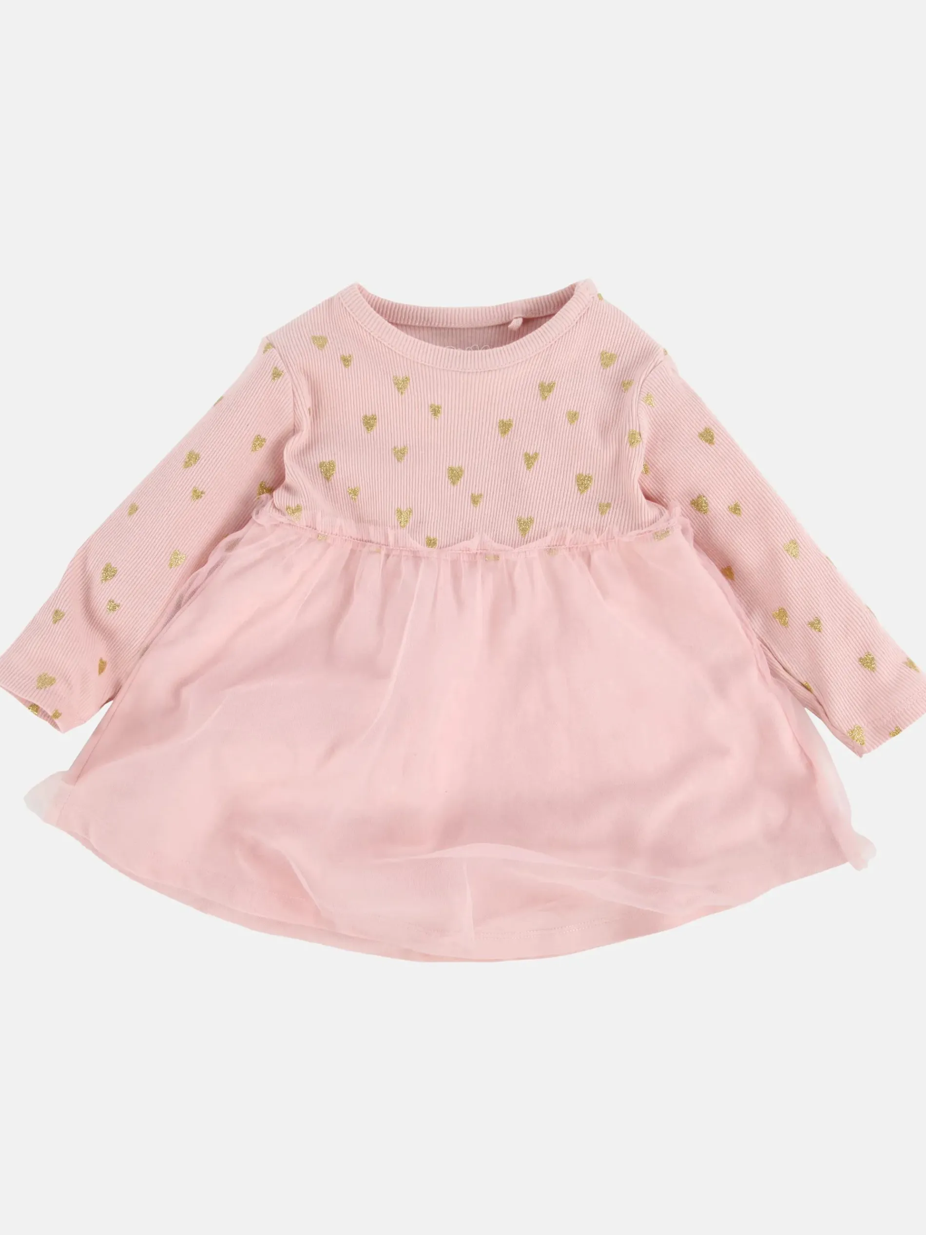 Baby Mädchen Tüllkleid mit Glitzerprint