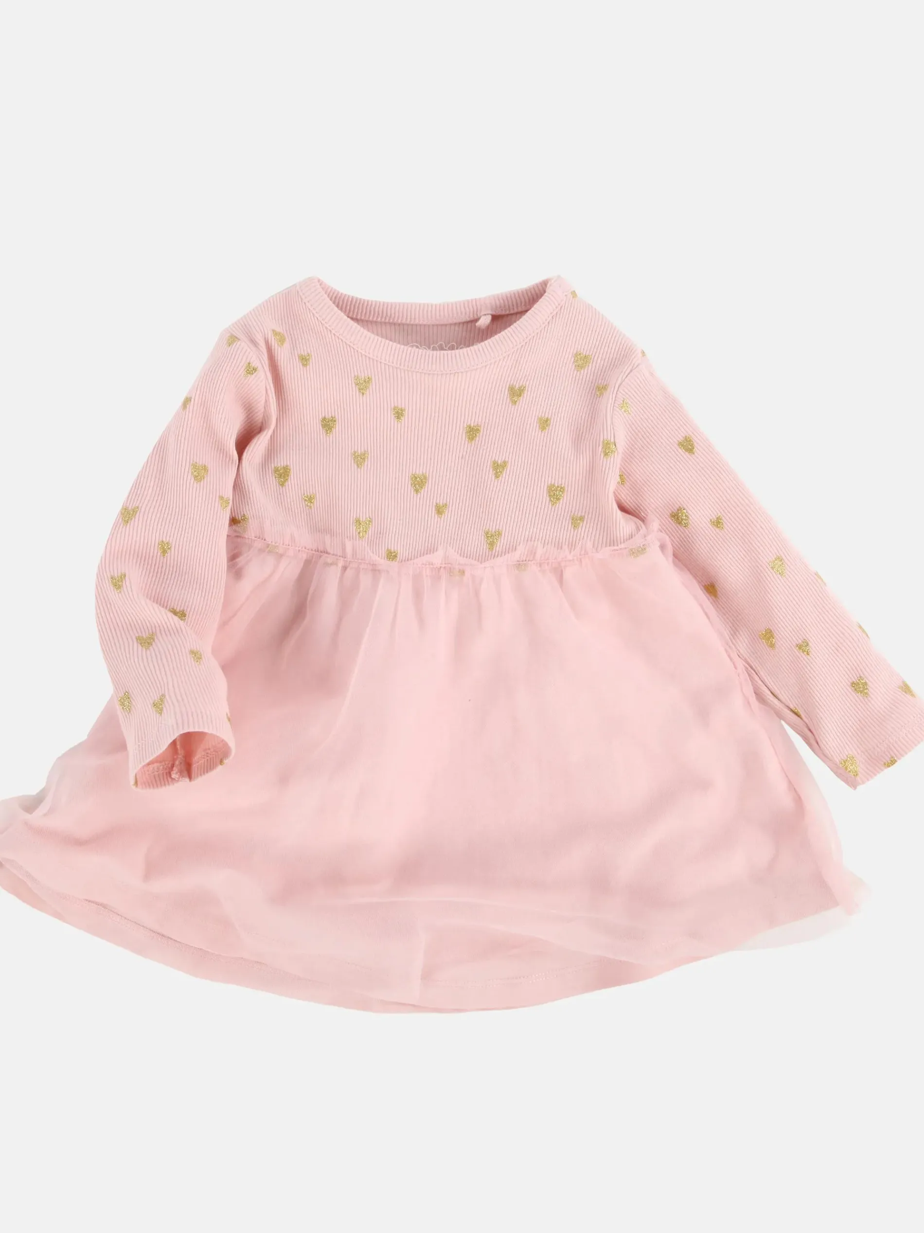 Baby Mädchen Tüllkleid mit Glitzerprint