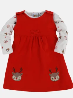 Baby Mädchen Weihnachts-Set, 2tlg.