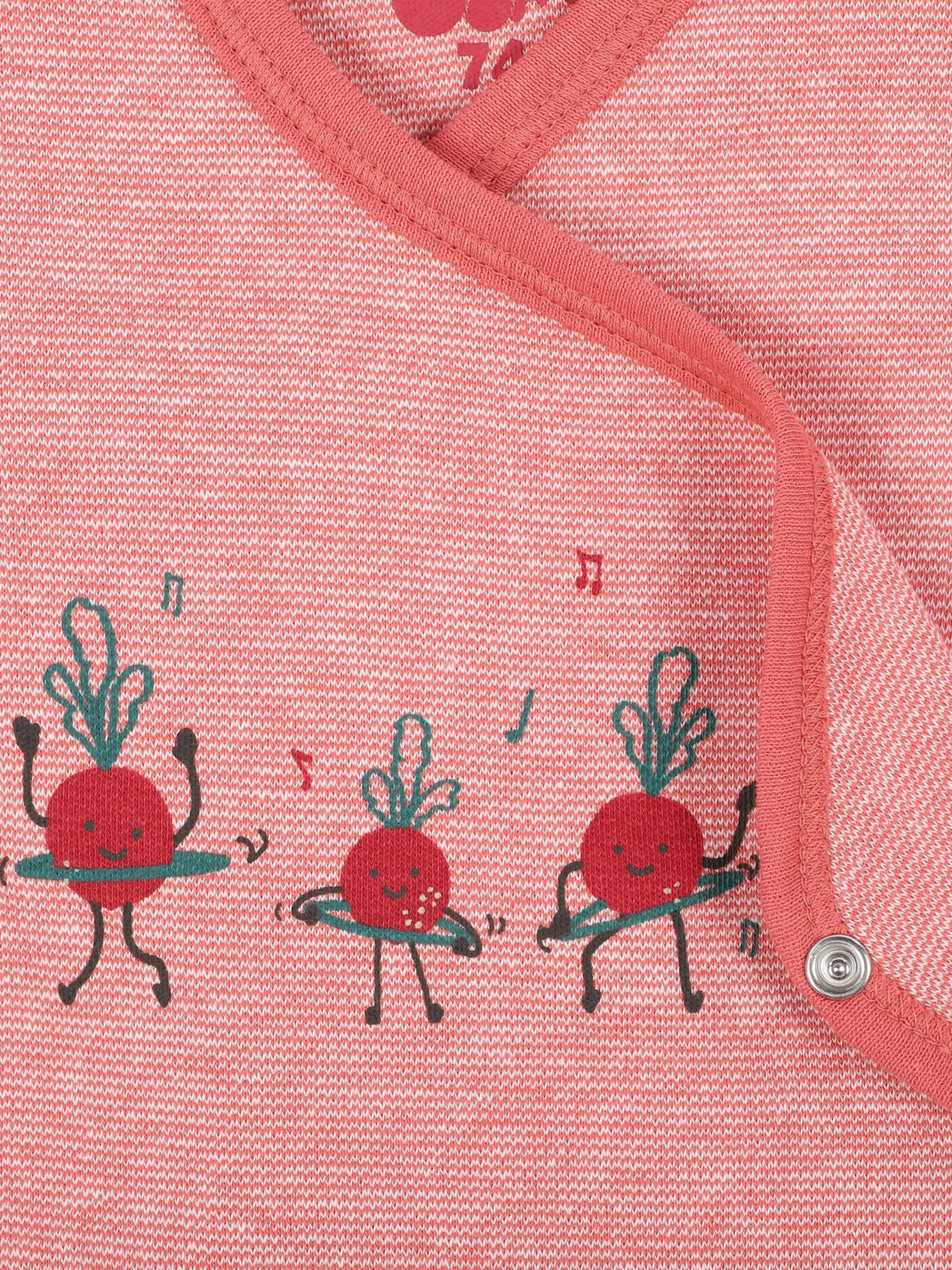 Baby Mädchen Wickelshirt mit Print