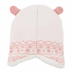 Baby Mädchenmütze mit Katzengesicht