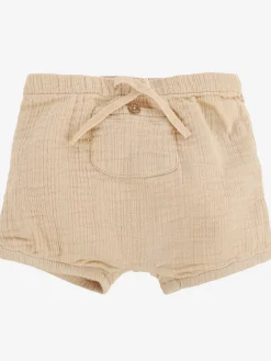 Baby Musselinshorts mit kleiner Fronttasche
