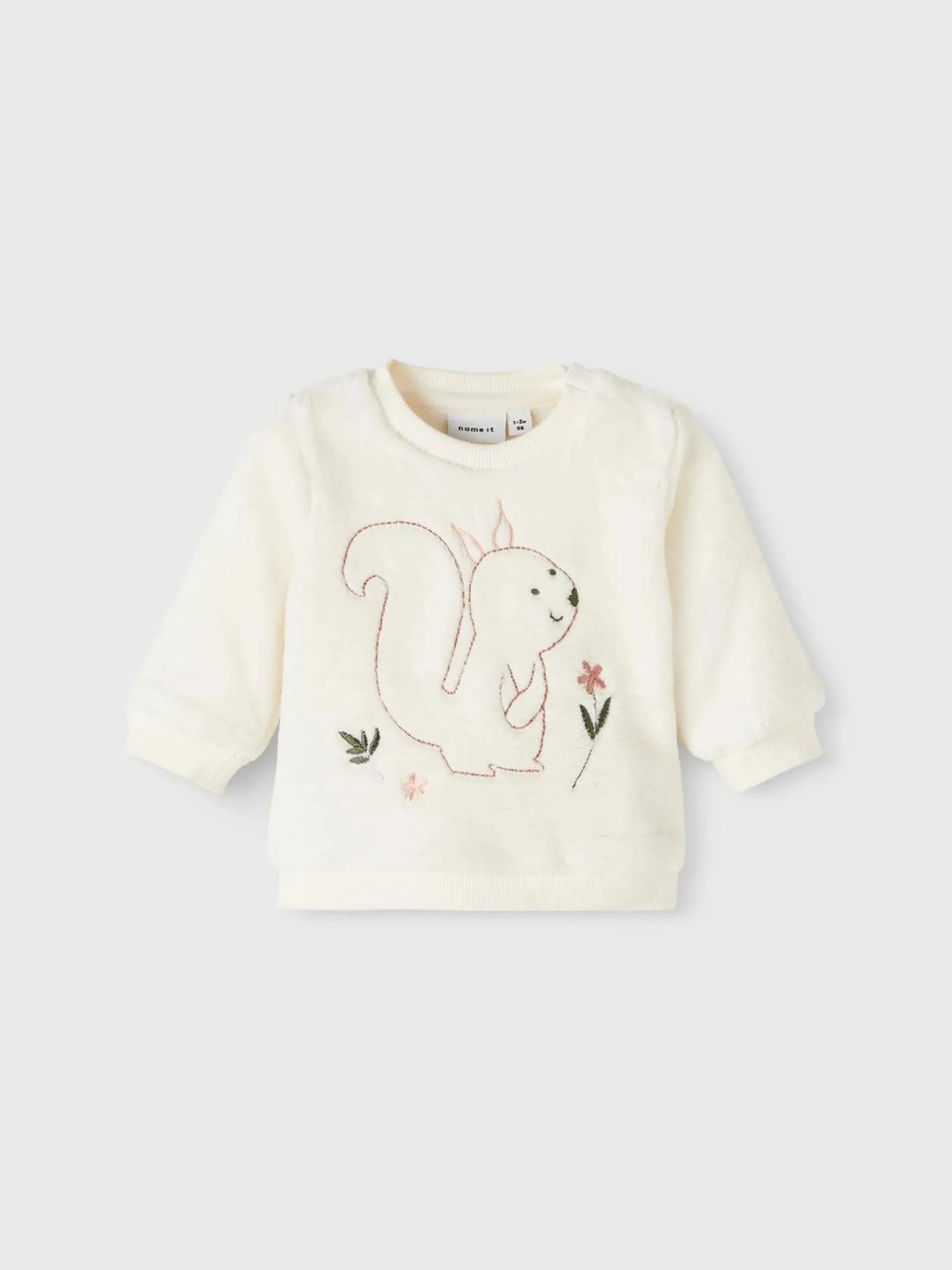 Baby Pullover aus Teddystoff